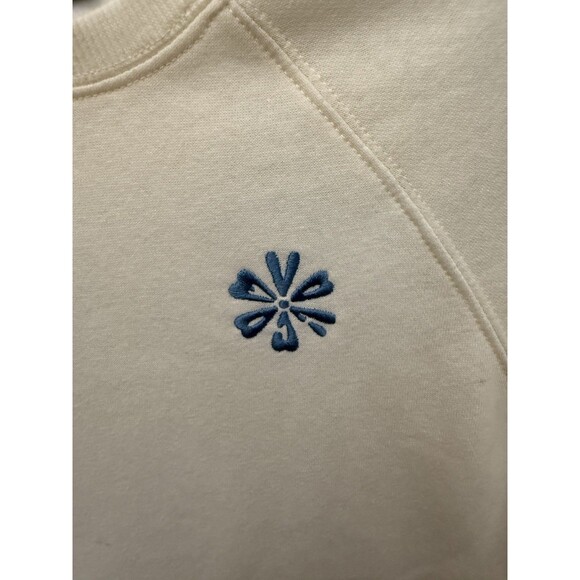 NWT Girls L large 10/12 Volcom crewneck sweatshirt cream Retail $30 - Picture 2 of 7